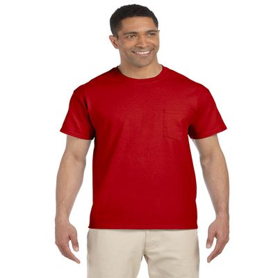 Product of Brand Gildan Adult Ultra Cotton 6 oz Pocket T-Shirt - RED - XL - (Instant Savings of 5% & More)