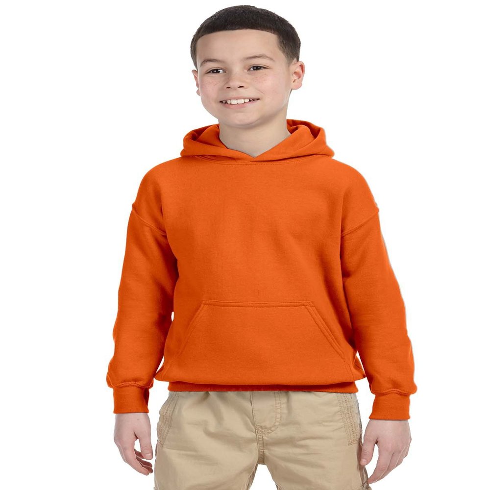 Product of Brand Gildan Youth Heavy Blend 8 oz, 50/50 Hood - Orange - XS - (Instant Savings of 5% & More)