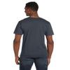 Adult Softstyle 4.5 oz. V-Neck T-Shirt (CHARCOAL S) view 2