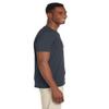 Adult Softstyle 4.5 oz. V-Neck T-Shirt (CHARCOAL S) view 3