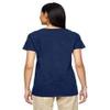 Product of Brand Gildan Ladies Heavy Cotton 53 oz V-Neck T-Shirt - Navy - L - (Instant Savings of 5% & More) view 2