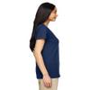 Product of Brand Gildan Ladies Heavy Cotton 53 oz V-Neck T-Shirt - Navy - L - (Instant Savings of 5% & More) view 3