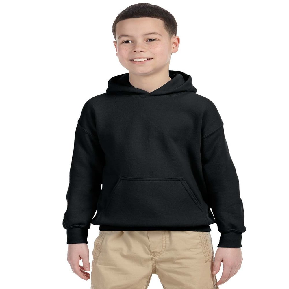 Product of Brand Gildan Youth Heavy Blend 8 oz, 50/50 Hood - Black - XS - (Instant Savings of 5% & More)