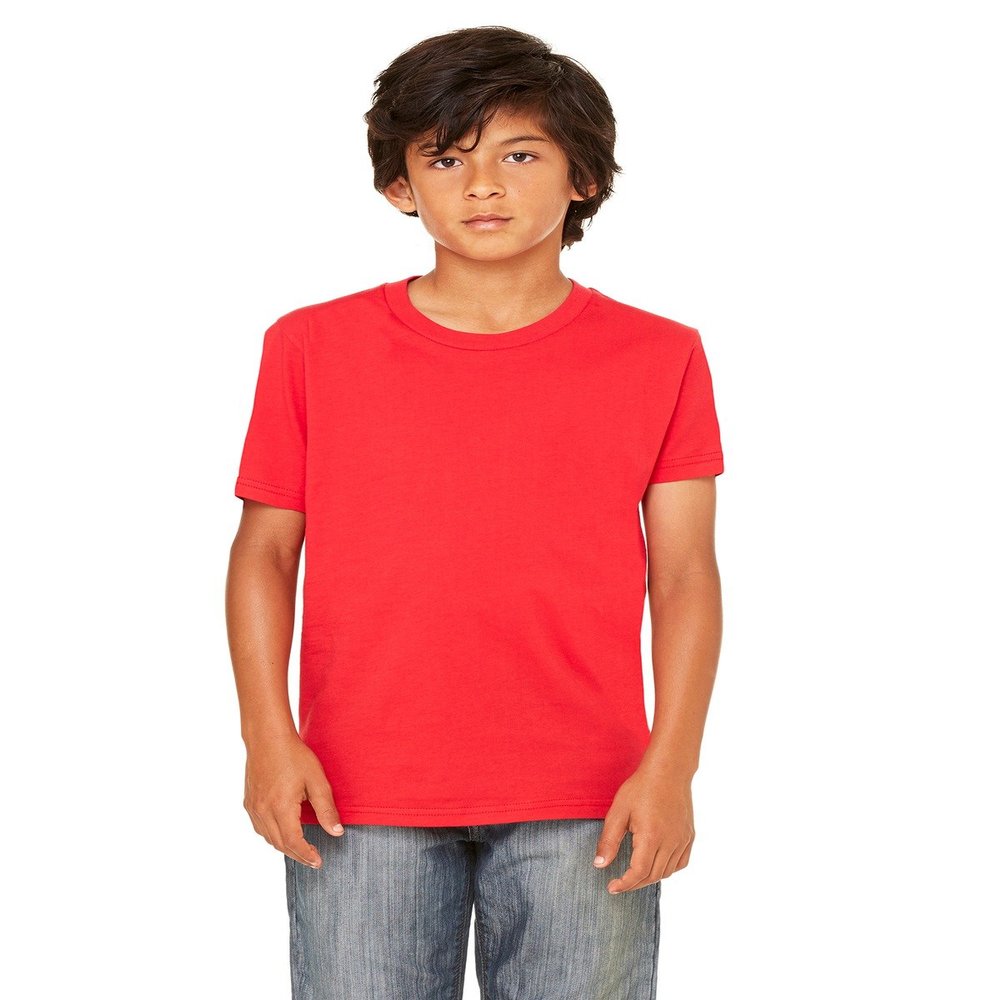 Bella Canvas Product of Brand Youth Jersey Short-Sleeve T-Shirt - RED - L -, Instant Savings of 5% & More