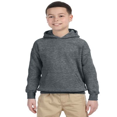 Product of Brand Gildan Youth Heavy Blend 8 oz, 50/50 Hood - Dark Heather - S - (Instant Savings of 5% & More)