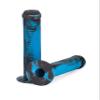 25NINE Ronin Grip with Flange - Flanged BMX Bike and Scooter Handlebar Grips with End Plugs - Blue/Black view 1