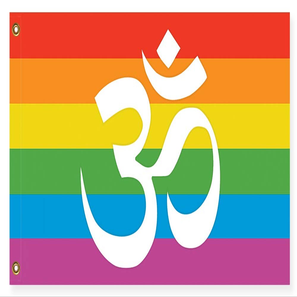 Resist United Hindu LGBTQ Pride Flag (5 x 3 ft)