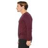 Bella Canvas Product of Brand Unisex Jersey Long-Sleeve T-Shirt - Maroon Triblend - 2XL - (Instant Savings of 5% & More) view 3