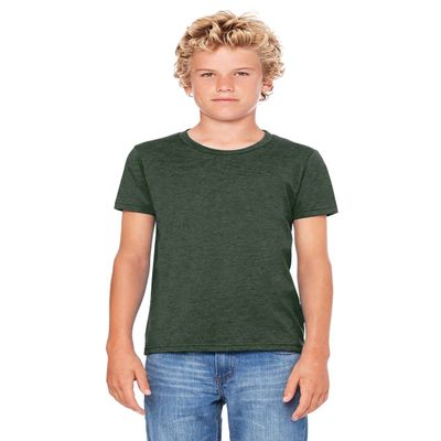 Bella Canvas Product of Brand Youth Jersey Short-Sleeve T-Shirt - Heather Forest - S -, Instant Savings of 5% & More
