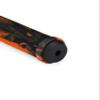25NINE Ronin Grip with Flange - Flanged BMX Bike and Scooter Handlebar Grips with End Plugs - Orange/Black view 3
