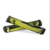 25NINE Ronin Grip Without Flange - Flangeless BMX Bike and Scooter Handlebar Grips with End Plugs - Lime/Black view 1
