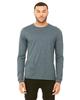 Bella Canvas Product of Brand Unisex Jersey Long-Sleeve T-Shirt - Heather Slate - M - (Instant Savings of 5% & More) view 1