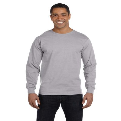 Product of Brand Gildan Adult DryBlend 56 oz, 50/50 Long-Sleeve T-Shirt - Sport Grey - S - (Instant Savings of 5% & More)