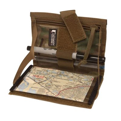 Tactical Notebook Covers JTAC Molle Data System | Tactical Data Organizer with Molle Panel Compatibility | Convenient 3"x4" Size Gear Accessories and Quick Access (Coyote Brown)