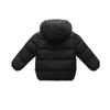 Kimjun Toddler Baby Hooded Down Jacket Boys Girls Kids Thicken Warm Winter Coat Outerwear 3-4t Black view 2