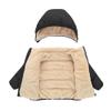 Kimjun Toddler Baby Hooded Down Jacket Boys Girls Kids Thicken Warm Winter Coat Outerwear 3-4t Black view 3