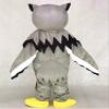 rushopn Cute Gray Cool Owl Mascot Costumes Bird Animal view 3