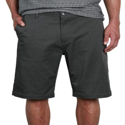 Volcom Men's Vmonty Stretch Short Charcoal Heather 33