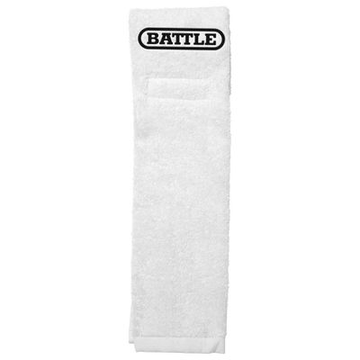 Battle Youth Football Player Towel White, One Size