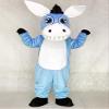 rushopn Blue Donkey Mascot Costumes Animal view 2