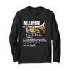 Mellophone Definition Marching Band Music Musician T-Shirt view 1