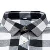 Alimens & Gentle Men's Button Down Regular Fit Long Sleeve Plaid Flannel Casual Shirts view 2