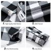Alimens & Gentle Men's Button Down Regular Fit Long Sleeve Plaid Flannel Casual Shirts view 4