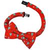Retreez Christmas Tree and Snowflakes Pattern Woven Microfiber Pre-tied Boy's Bow Tie - Red - 24 months - 4 years view 2
