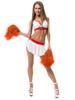 Pangda 12 Pack Cheerleading Pom Poms Sports Dance Cheer Plastic Pom Poms for Sports Team Spirit Cheering(Orange) view 2