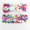 LABANCA 2 Pack Mom and Daughter Floral Print Elastic Cloth Hairbands Bandana Bow Head Band Wrap (Color 1) view 2