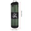 3+1 Pouching Bag, Empty Chain Hollow Hanging Boxing Bag Taekwondo Boxing Training Fitness Pouch Sand Bag (Green-1m) view 3