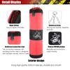 Pouching Bag, 3+1 Empty Chain Hollow Hanging Boxing Sand Bag Taekwondo Training Fitness Pouch Sandbag (Red-1.2m) view 2