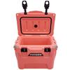 Fatboy 10QT Rotomolded Cooler Chest Ice Box Hard Lunch Box (Coral) view 2
