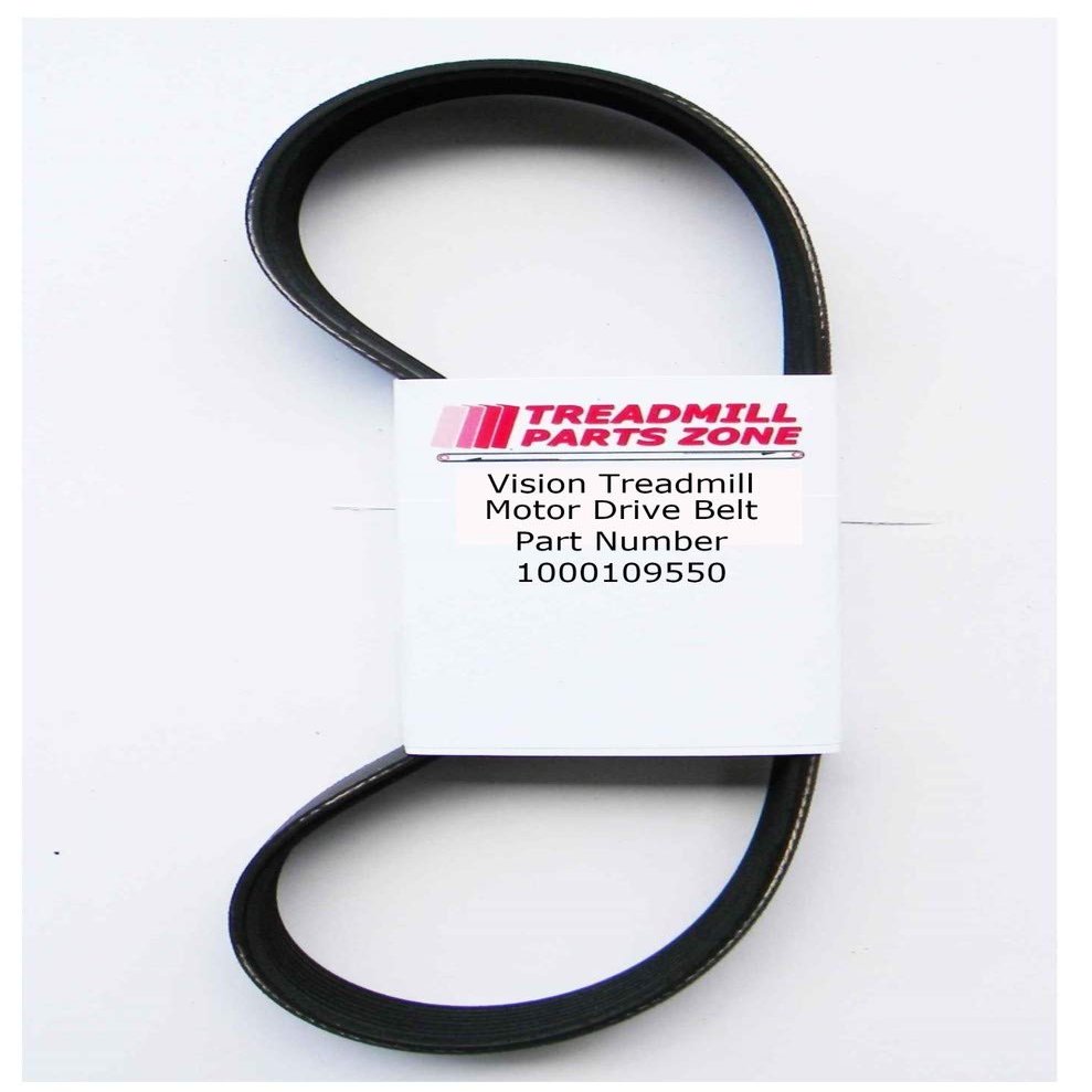 TreadmillPartsZone Replacement Vision Treadmill Model TM42 T9350 Motor Drive Belt Part Number 1000109550