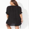 Swimsuits For All Women's Abigail Cover Up Tunic - 14/16, Black (Plus view 2