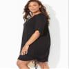 Swimsuits For All Women's Abigail Cover Up Tunic - 14/16, Black (Plus view 4