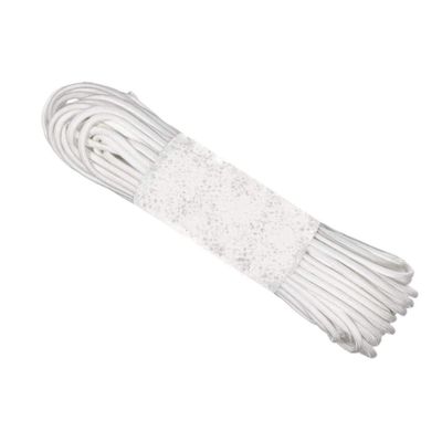 White 550 Paracord Type III 7 Strand Core - 500 Feet