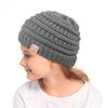 C.C Hatsandscarf Exclusives Kids Ages 2-5 Warm Chunky Thick Stretchy Knit Slouch Beanie Skull Hat (Lt. Mel Grey) view 1