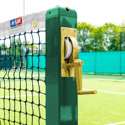 Vermont Tennis Post Winder Mechanism & Handle [3 Styles] | Premium Brass  Square & Round Tennis Posts (Large Square)