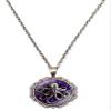 Victorian Vault Steampunk Octopus Krakken Art Gothic Pendant Necklace (Purple Green) view 1