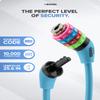 Bchel Bike Locks Cable for Kids - Colorful & Keyless - Secure Your Child's Bike - Easy-to-Use Bicycle Accessory, High Security 5 Digit Resettable Combination Coiling Bicycle Lock, Anti Theft view 3
