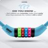Bchel Bike Locks Cable for Kids - Colorful & Keyless - Secure Your Child's Bike - Easy-to-Use Bicycle Accessory, High Security 5 Digit Resettable Combination Coiling Bicycle Lock, Anti Theft view 4