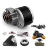 L-faster 250W Brush Bike Motor Kit Rear Wheel Spokes Gear Sprocket Left Side Chain Drive Model Cheap Solution for DIY E-Bicycle view 1
