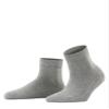 FALKE Women's Light Cuddle Pads Slipper Socks, Cozy Warm, Cotton, House Socks for Winter and Fall, Sole Grips, Grey (Mid Grey Melange 3530), 5-7.5, 1 Pair view 1