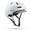 Bern Brentwood 2.0 Bike Helmet, Satin White w/Visor - Medium view 1