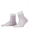 FALKE Women's Dot 15 Denier Dress Socks, Mid Calf, Patterned, Dressy or Casual, Fine Sheer Transparent, Nylon, White (White 2209), 5-7.5, 1 Pair view 1