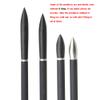 HNZMDY 12 Pcs Archery Arrow Field Points 100/150/200/250/300/350 Grain Bullet Points Screw in Broadheads (Silver, 100 Grain) view 2