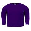 KTC08_M Thermal Long Sleeve Crewneck Waffle Shirt Purple M view 1