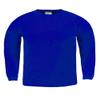 KTC13_L Thermal Long Sleeve Crewneck Waffle Shirt Royal L