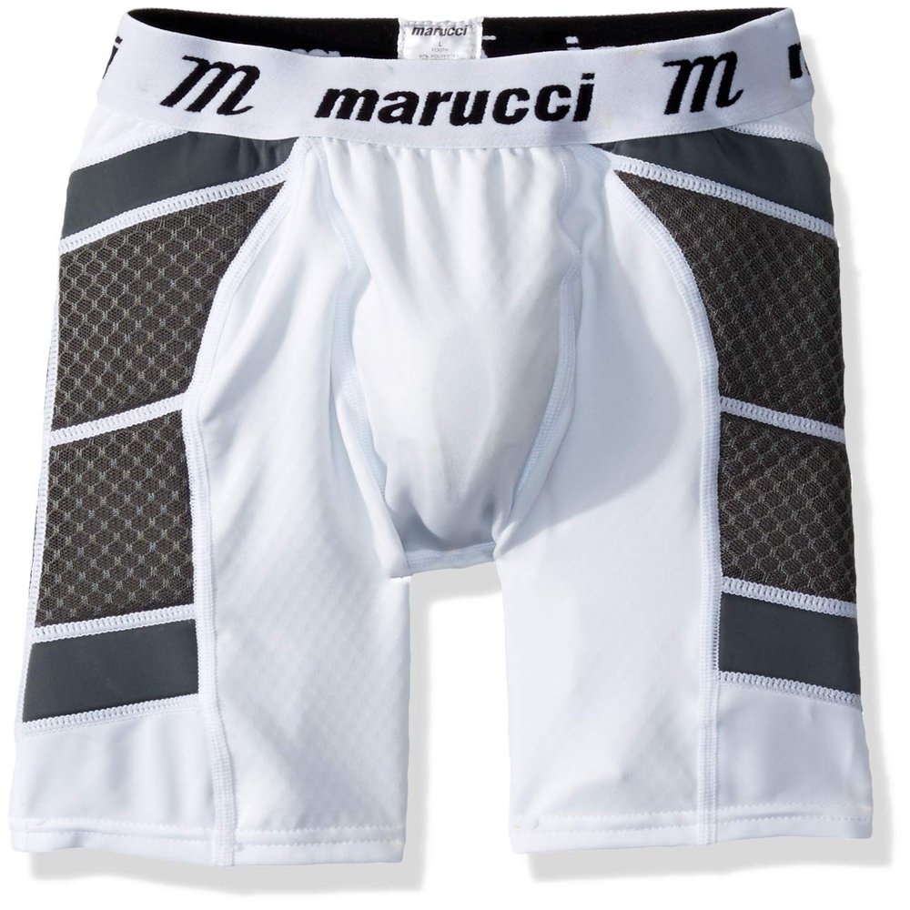 Marucci Sports Equipment Sports, MAPSLDCP-W-YM, Boy's Padded Slider with Cup